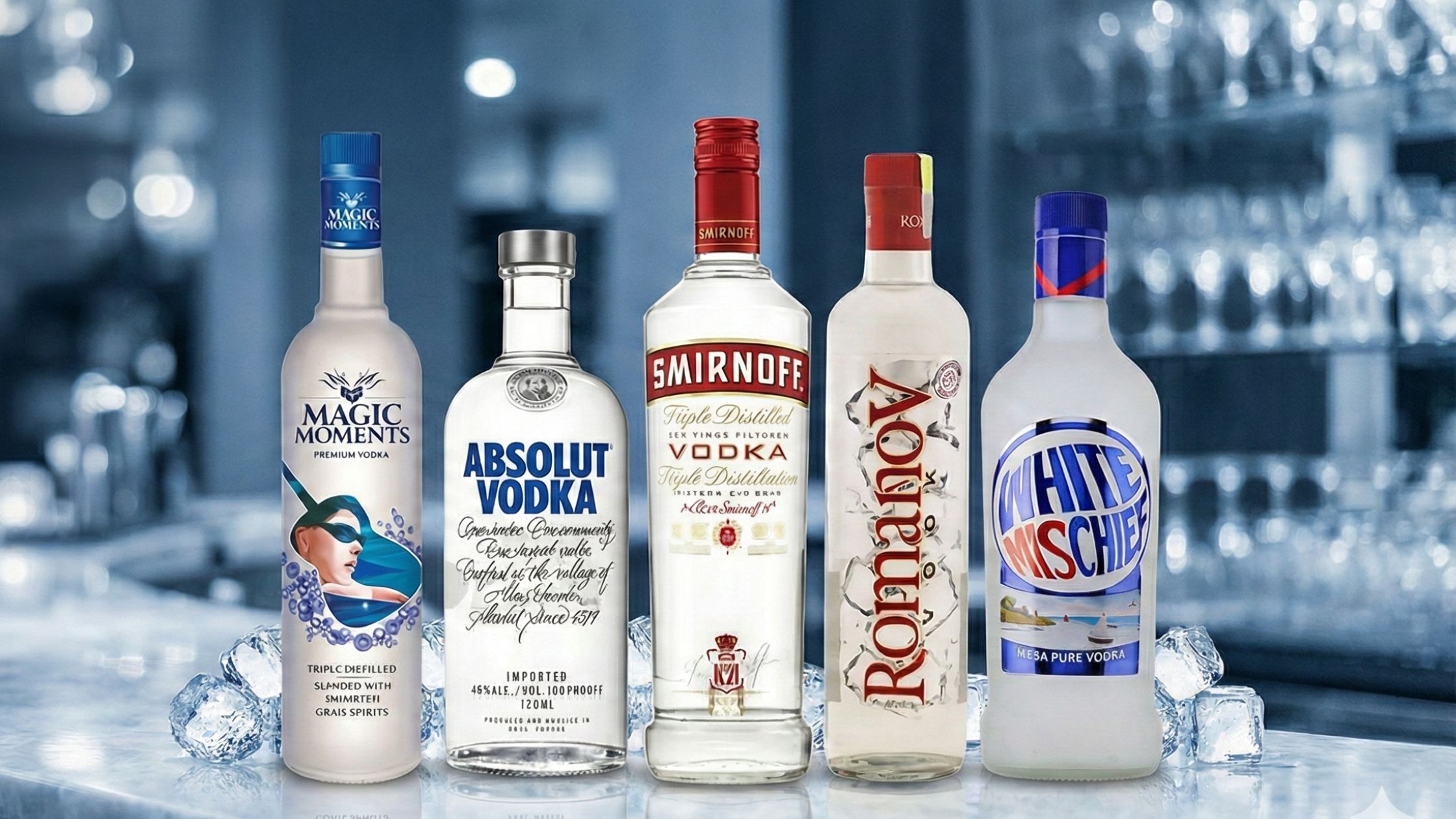 A bottle of Aperol and cocktail illustrations